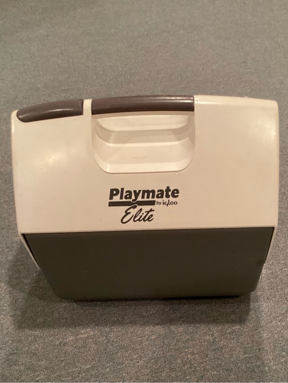Vintage Gray & White Playmate Elite by Igloo Cooler